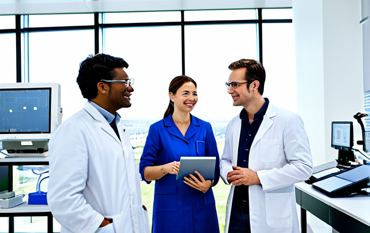 환경 문제 해결을 위한 국제 협력 - International Collaboration on Green Technology**

"A diverse group of engineers and scientists, ful...