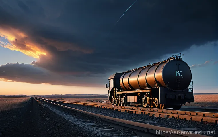 기후 변화 대응 기술 - A vibrant, futuristic "Green City" at dusk, showcasing innovative sustainable architecture. Building...